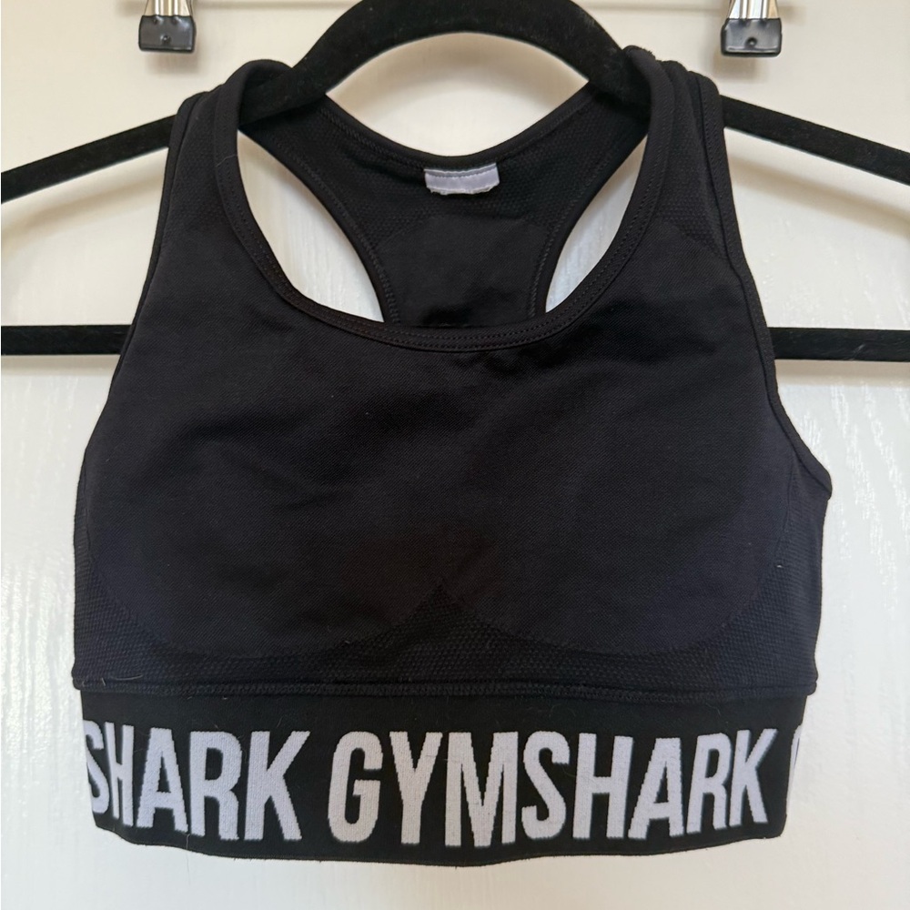 Gymshark black Racerback Sports Bra